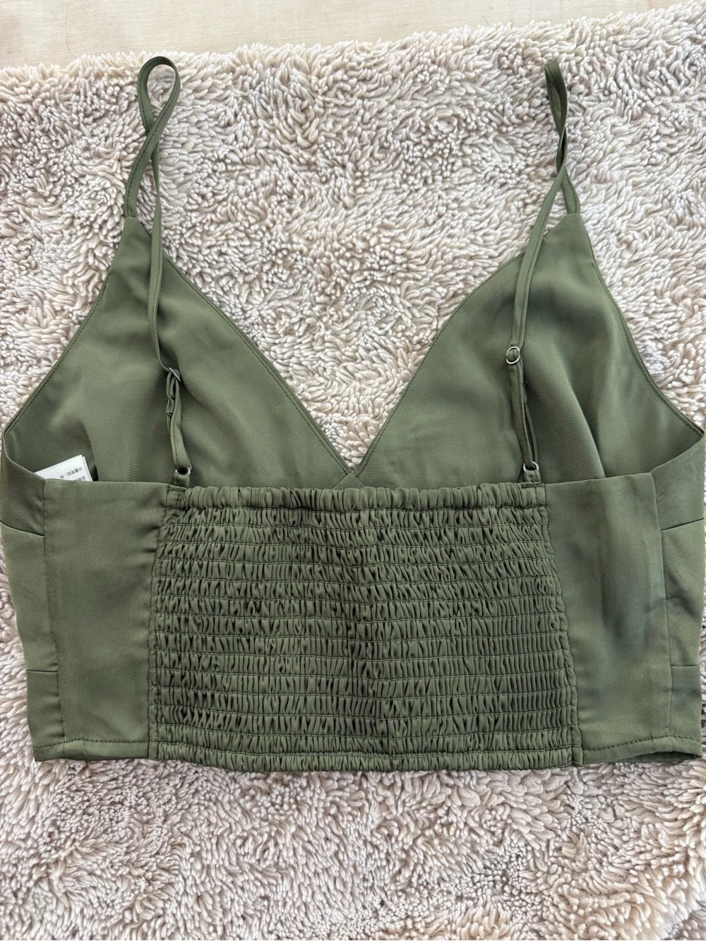 Abercrombie Satin Crop Top